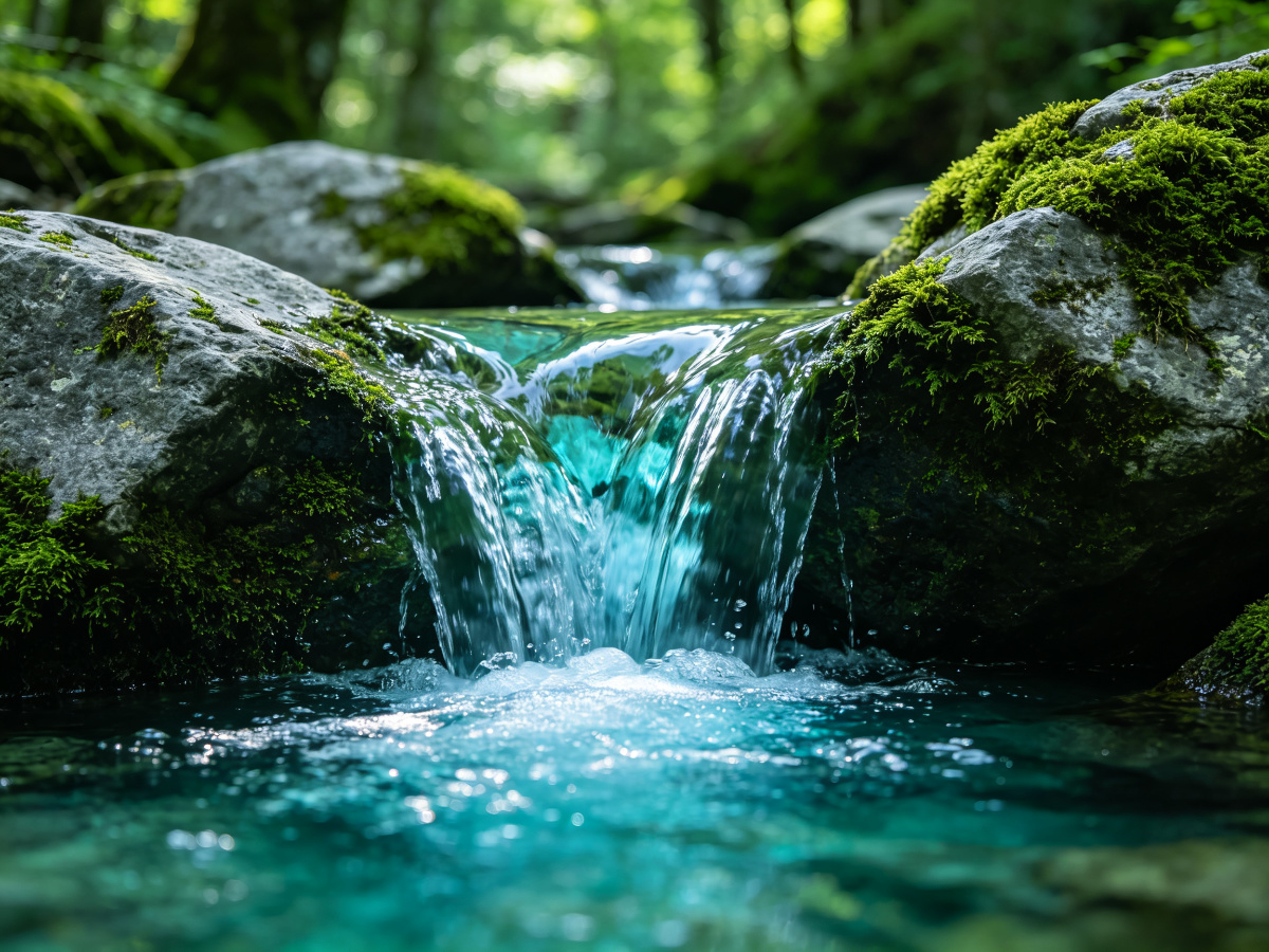 森林山泉水源地