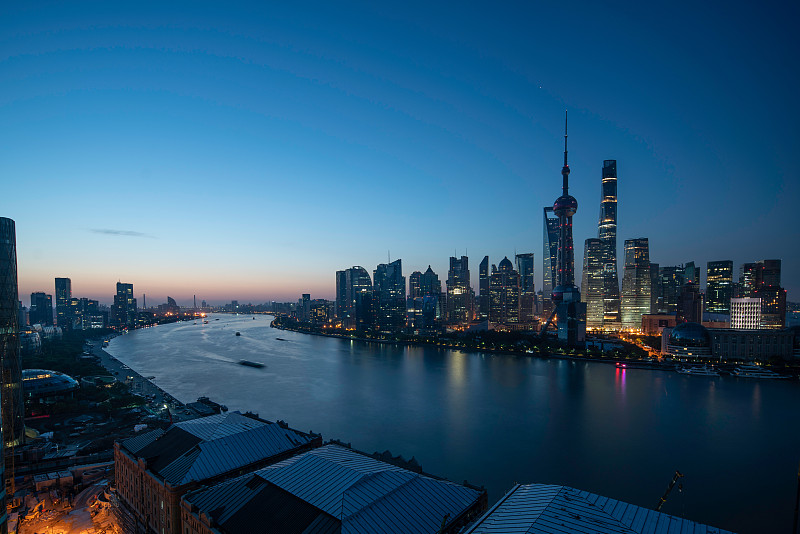 陆家嘴金融区夜景